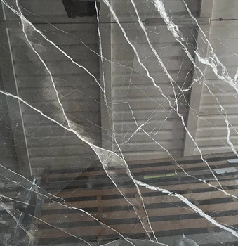 Wielkoformatowe Płytki - Spiek Kwarcowy - STATUARIO NERO LUCIDO I NATURALI 100X300