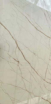 Wielkoformatowe Płytki - Spiek Kwarcowy - STATUARIO ORO LUCIDO I NATURALI 100X300